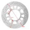 D_812352-MCO85961953718_062025-O.jpg Disco De Freno Delantero Xtz 150 Calidad Original