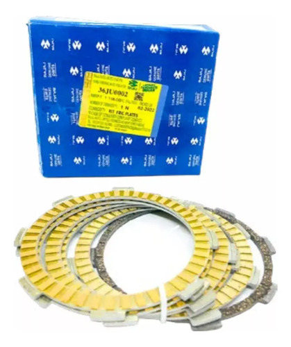 Set Discos Clutch Embrague Pulsar 200 Ns/rs India Original