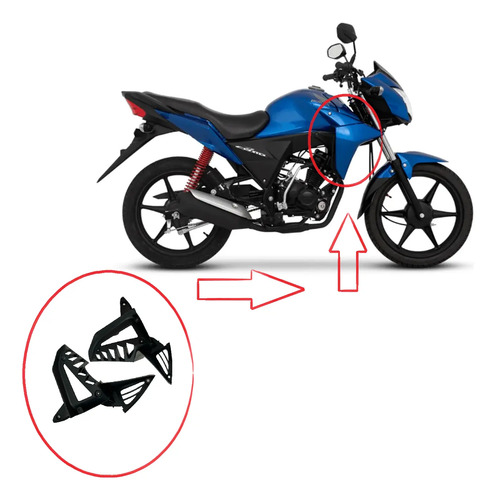 D_815080-MCO78698284510_092024-O.jpg Tapas Laterales Internas Tanque Honda Cb 110