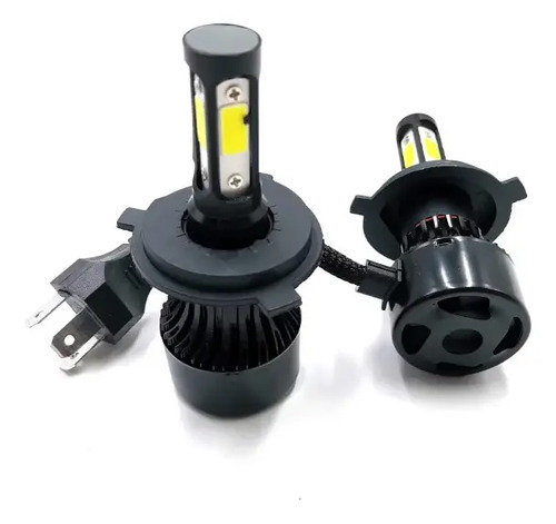 Bombillo Luz Led Moto Carro H4 Altas/bajas Ac/dc