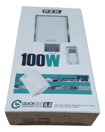 D_821834-MCO80297670574_112024-O.jpg Cargador 5.0 Carga Rápida Quick Charger 100w Tipo C Android