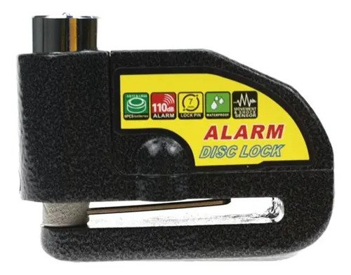 Candado Alarma Freno Disco Seguridad Para Moto Bicicleta