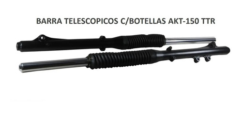 Barras Con Botellas Completas Akt Ttr 125/150/180 Premium