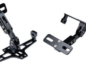 Porta Placa Moto Universal Aluminio Lujo Fender Ajustable