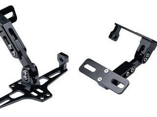 Porta Placa Moto Universal Aluminio Lujo Fender Ajustable