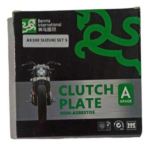 Discos Clutch Embrague Suzuki Ax100 Grado A