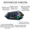 Intercomunicador Bluetooh Casco Y12pro Audifonos Para Moto