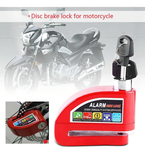 D_836493-MLA92328726820_092025-O.jpg Candado Alarma Moto Bicicleta 110dB Impermeable Acero LK603