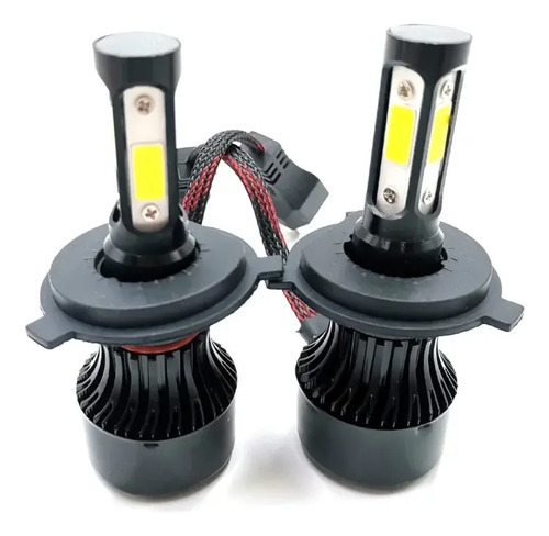 Bombillo Luz Led Moto Carro H4 Altas/bajas Ac/dc
