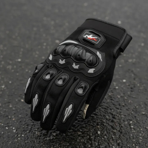 Guantes Moto Táctiles Protección Nudillos Antideslizantes