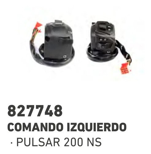 Comando Izquierdo Bajaj Pulsar 200 Ns Calidad Original