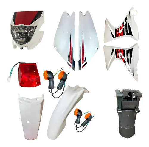 Kit Plasticos Yamaha Xtz 125 13 Piezas