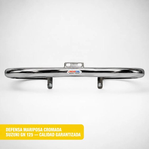 D_851569-MCO112271279536_062026-O.jpg Defensa Mariposa Suzuki Gn 125 Cromada Tubular Resistente