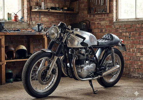 Espejos Moto Cafe Racer Punta Diamante Universales