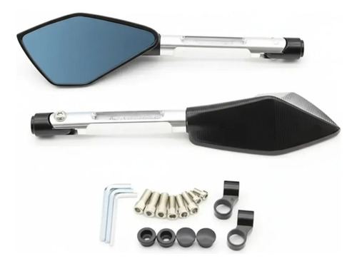 D_861363-MCO107198048355_022026-O.jpg Espejos Retrovisor Retractil Moto Universal Lujo Tipo Rizoma