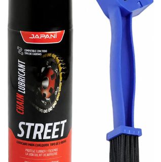 Kit Limpieza Cadena Moto 450 Ml Lubricante Ceramico Oring