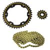 Kit De Arrastre Fz 2.0 De Freno Disco Trasero Dorada