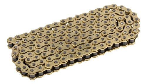 Cadena Moto 525x120l Oring Reforzada Dorada