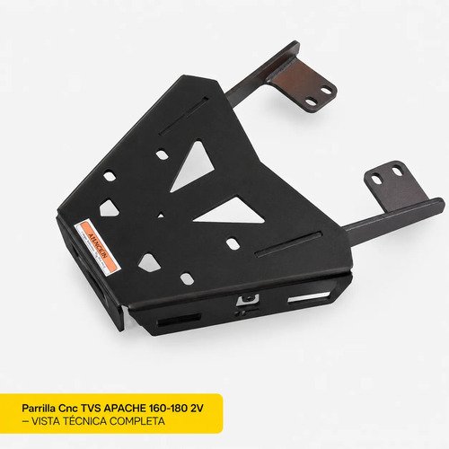 Parrilla Tvs Apache 160 180 2v Base Maletero Cnc Acero