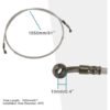 D_873572-MCO73584808357_122023-O.jpg Manguera De Freno Blindada Latiguillo Moto Universal 125 Cm