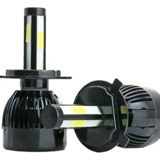 Par Bombillos Luz Led Moto Carro H4 Altas/bajas Ac/dc