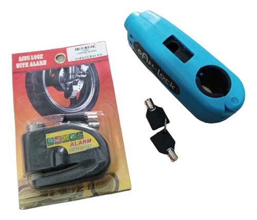 D_878141-MCO74338685006_022024-O.jpg Candado Moto Alarma Freno Disco + Candado Manilar Seguro
