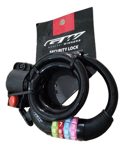 Candado Bicicleta Moto Clave Gw Guaya Acero 100 Cm