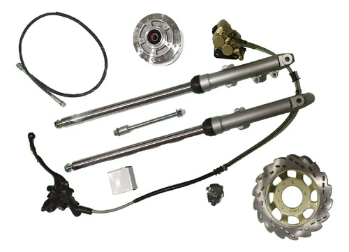 Tren Delantero Freno De Disco Ax100/2 Ax4 Akt 100/125 Sln-kd