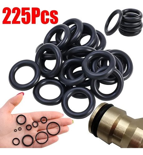 Kit Oring 225 Piezas Anillos Sellado Goma Nitrilo