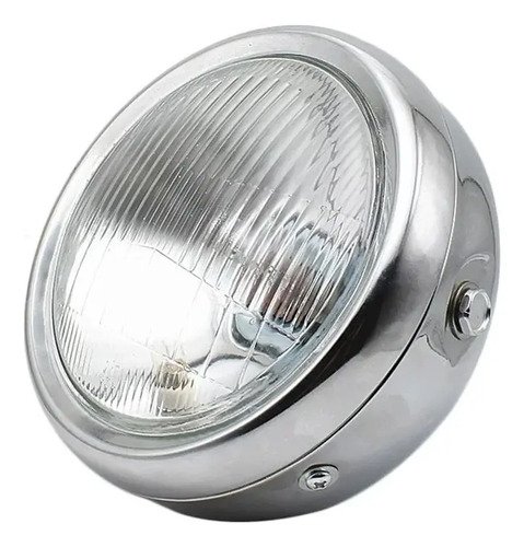 Farola Redonda Cafe Racer Cromada Gn 125h