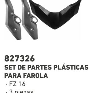 Plasticos Farola Yamaha Fz 16 Set Gris Calidad Original
