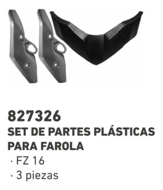 D_885921-MCO50698081753_072022-O.jpg Plasticos Farola Yamaha Fz 16 Set Gris Calidad Original