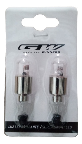 Luz Bicicleta Moto Carro Led Rueda Llanta Valvula Multicolor