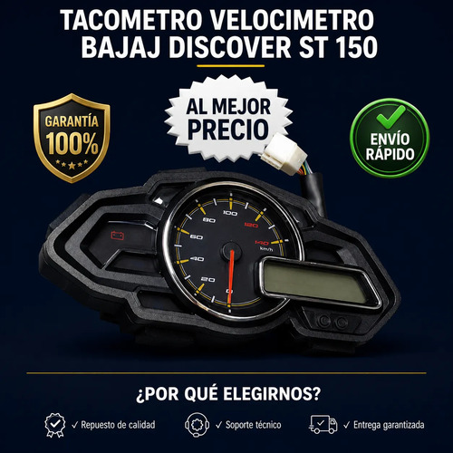 Tacometro Completo Bajaj Discover St 125 150 Velocimetro
