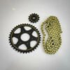 Kit De Arrastre Suzuki Dr150 Cadena Dorada Reforzado