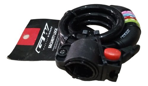 Candado Bicicleta Moto Clave Gw Guaya Acero 100 Cm