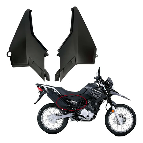 Tapas Laterales Yamaha Xtz 150 Par