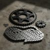 Kit Arrastre Suzuki Dr150 Cadena Reforzada Gris