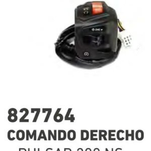 Comando Derecho Bajaj Pulsar 200 Ns Calidad Original