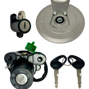 Kit Suiche Dr150 Tapa Gasolina Seguro Switch Con 2 Llaves