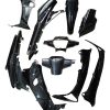 Kit Carenado Tapas Completo Honda C100 Wave I Negro 19 Pieza
