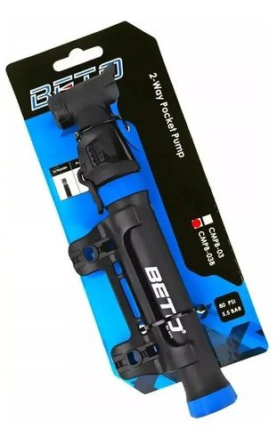 Inflador Mini Bomba Aire Beto 2 Vias Balón Bicicleta