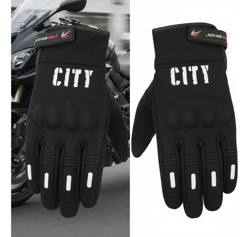 Guantes Para Moto Bici Probiker City Táctiles Térmicos