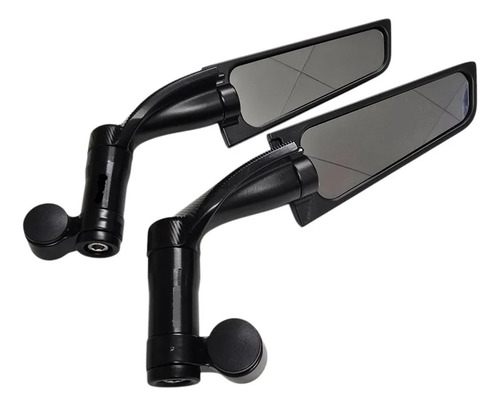 D_910694-MCO106534173268_022026-O.jpg Espejos Moto Tipo Ala Winglet Fibra Carbono Ajustables