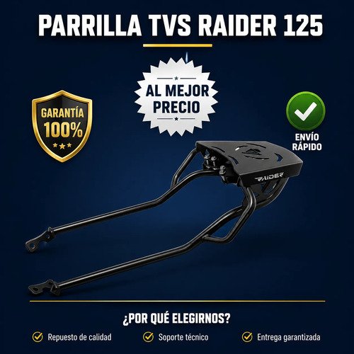 Parrilla Tvs Raider 125 Base Maletero