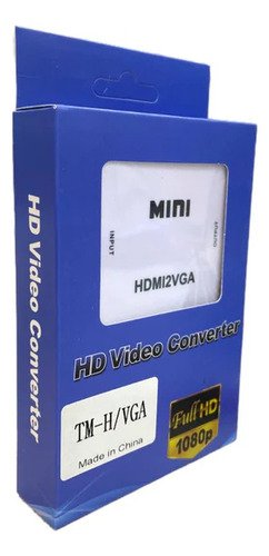 D_913562-MCO80333575346_112024-O.jpg Convertidor Adaptador Hdmi A Vga Audio Tv Ps3 Ps4 Xbox