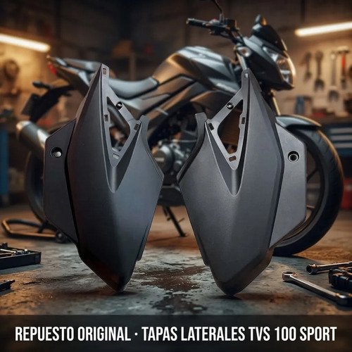 D_914271-MCO112445688525_052026-O.jpg Tapas Laterales Moto Tvs 100 Sport Repuesto Completo