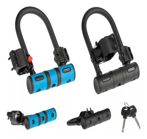 Candado En U Gw Bicicleta Moto Seguridad Llave