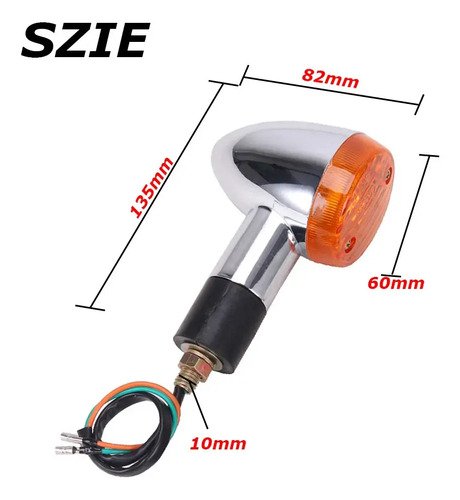 Direccionales Suzuki Gn 125 Nova Cromados