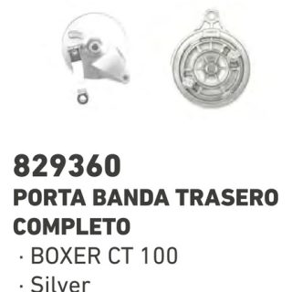 Porta Bandas Trasero Boxer Ct Platino 100 Calidad Original